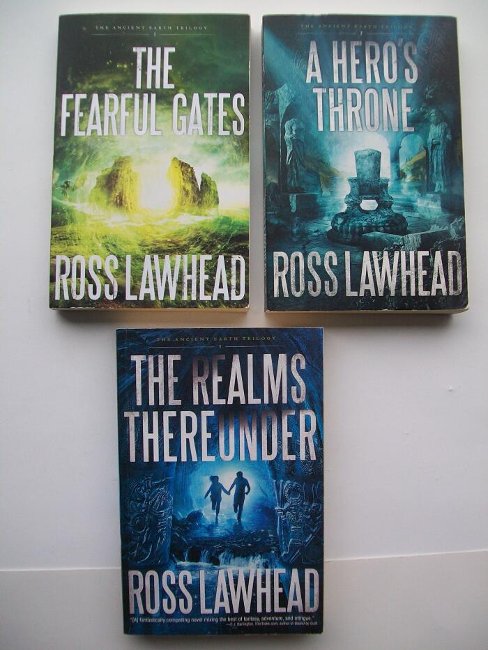 Ancient Earth Trilogy (Set of 3 Books) The Realms There Under; A Hero's Throne; The Fearful Gates