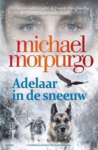Adelaar in de sneeuw