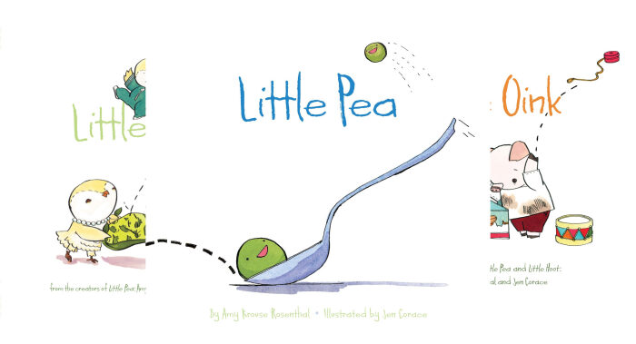 A Little Books Set Featuring Little Pea, Little Hoot, Little Oink