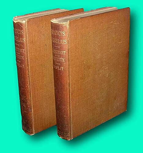 Rare Thomas Urquhart of Cromarty / Master Francis Rabelais Volume I & II 1904 [Hardcover]