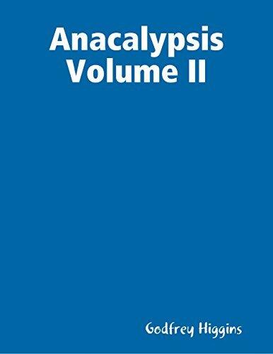 Anacalypsis Volume Ii