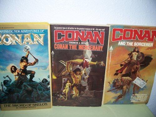 Three Conan Novels - The Fantastic New Adventures of Conan, Conan and the Sorcerer and Conan the Mercenary