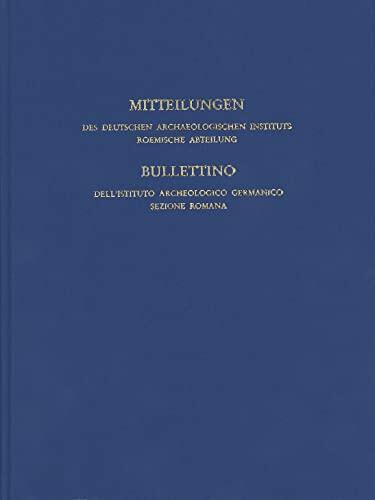 Mitteilungen Des Deutschen Archaologischen Instituts, Romische Abteilung: Band 114, 2008