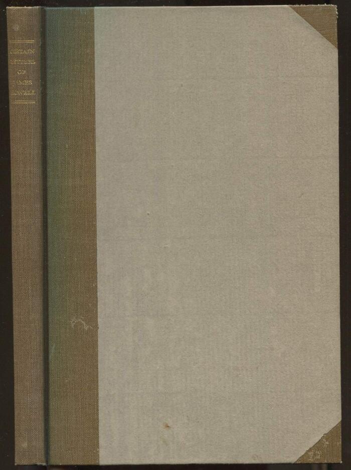 Certain Letters of James Howell, Selected from the Familiar Letters...