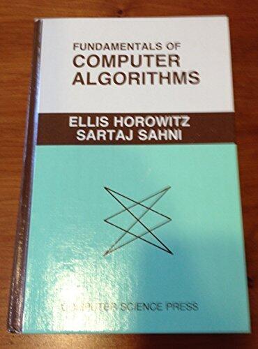 Fundamentals of Computer Algorithms