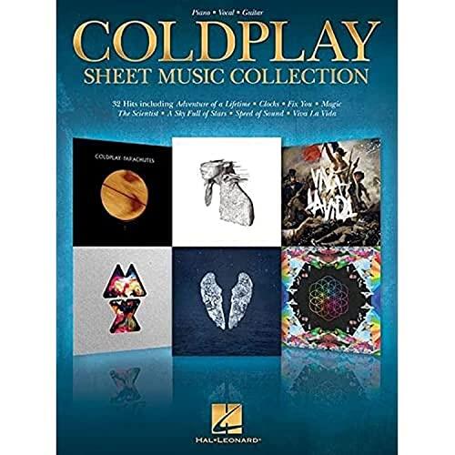 Coldplay Sheet Music Collection – Piano, Vocal, Guitar Songbook | 32 Popular Hits Including Viva La Vida, Yellow, Fix You and More | Hal Leonard Music Book for Beginners and Advanced Players
