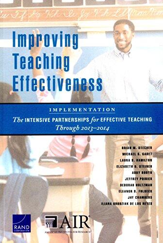 Improving Teaching Effectiveness: Implementation: The Intensive Partnerships for Effective Teaching Through 2013-2014