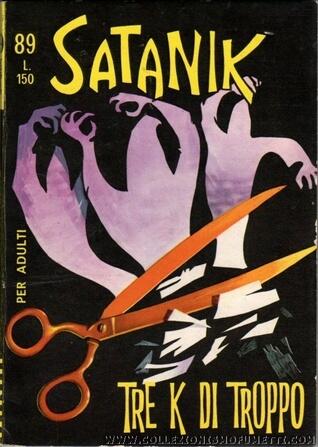 Satanik n. 89:  Tre K di troppo