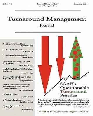 Turnaround Management Journal: Issue 1 2011