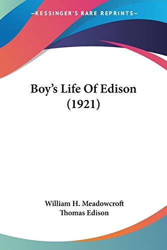Boy's Life Of Edison