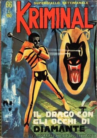 Kriminal n. 66:  Il drago con gli occhi di diamante