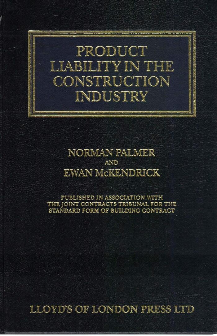Product Liability in the Construction Industry