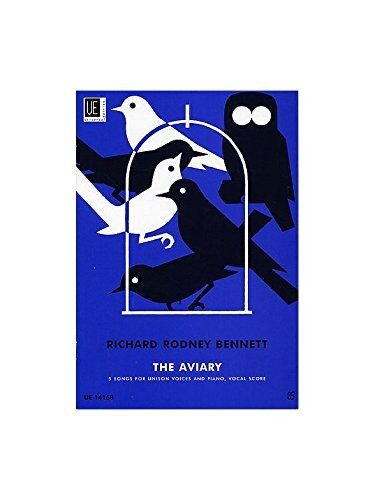 Bennett - The Aviary Unison Voices/piano: 5 Songs For Unison Voices And Piano