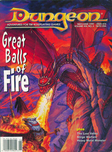 Dungeon #74: Adventures for TSR Role-Playing Games
