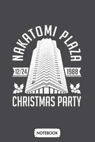 Nakatomi Christmas Party N23676 Notebook: Lined College Ruled Paper, 6x9 120 Pages, Journal, Diary, Matte Finish Cover, Planner