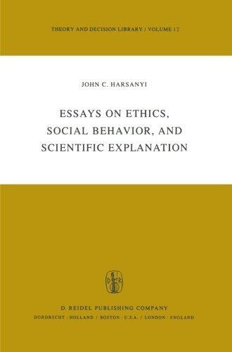 Essays on Ethics, Social Behaviour, and Scientific Explanation (Theory and Decision Library)