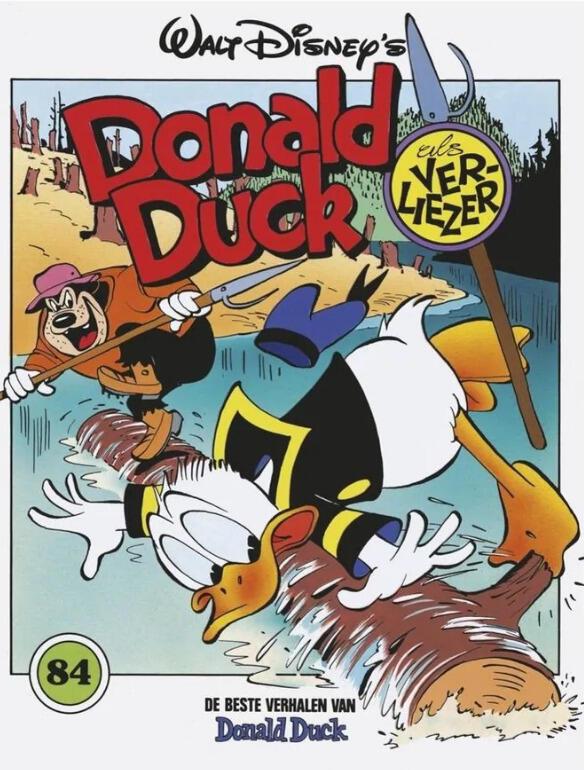 Donald Duck als verliezer