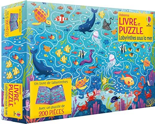 Livre et Puzzle: Labyrinthes sous la mer