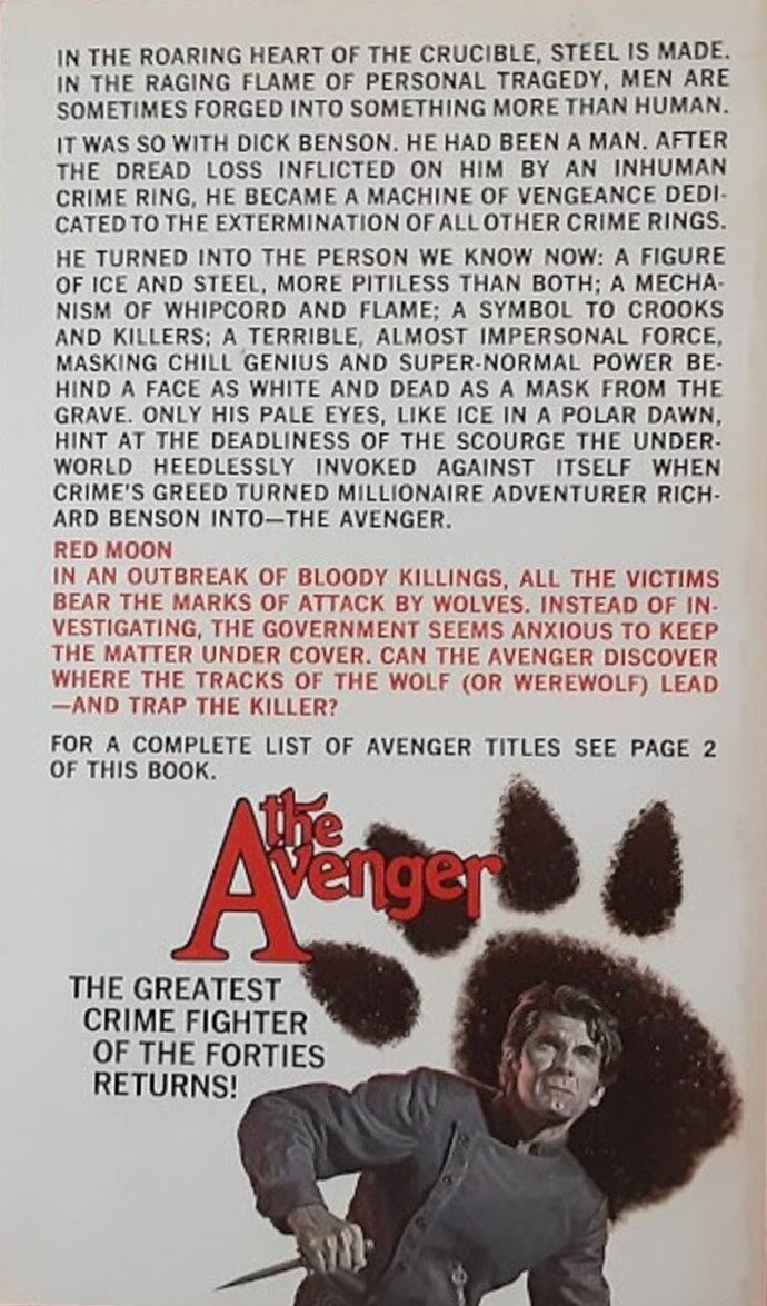 The Avenger #26. Red Moon