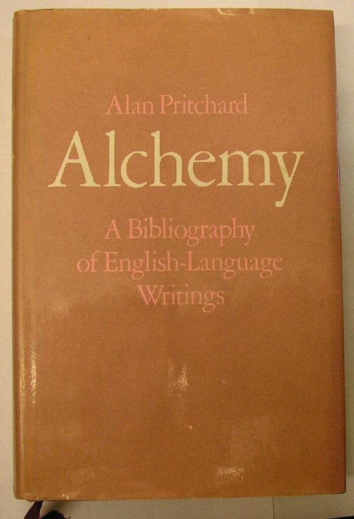 Alchemy a Bibliography of English-Language Writings