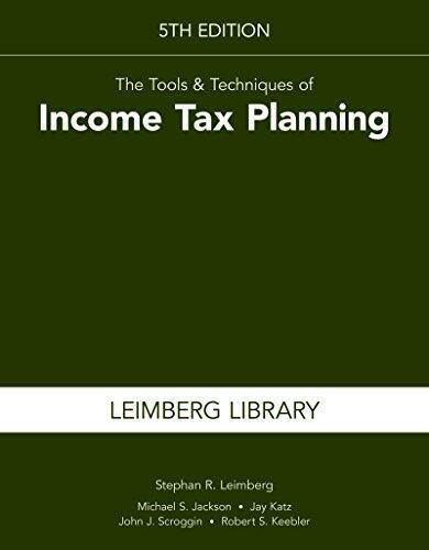Tools and Techniques of Income Tax Planning (5th Edition)