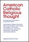 American Catholic Religious Thought