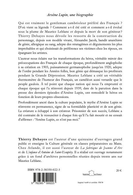 Arsène Lupin: Une biographie