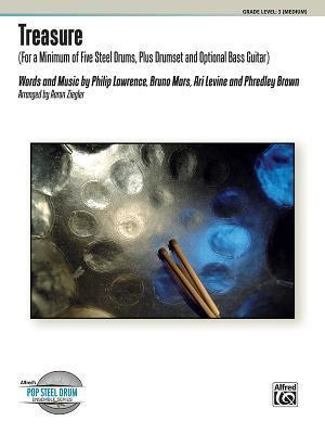 Treasure: For a Minimum of Five Steel Drums, Plus Drumset and Optional Bass Guitar, Conductor Score & Parts