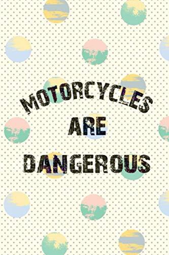 Guest List Wedding Planner | Funny Distressed Retro Vintage Motorcycles Are Dangerous