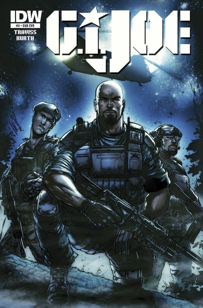 G.I. Joe (GI Joe) Vol. 4 No. 3 "The Fall of G.I. Joe" Subscription Variant Cover by Dheeraj Verma
