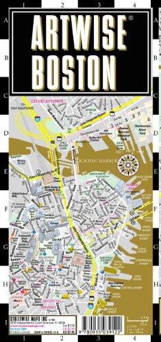 Artwise Boston Museum Map - Laminated Museum Map of Boston, Massachusetts
