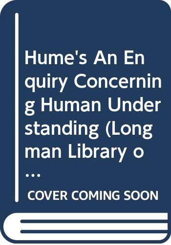 Hume's An Enquiry Concerning Human Understanding