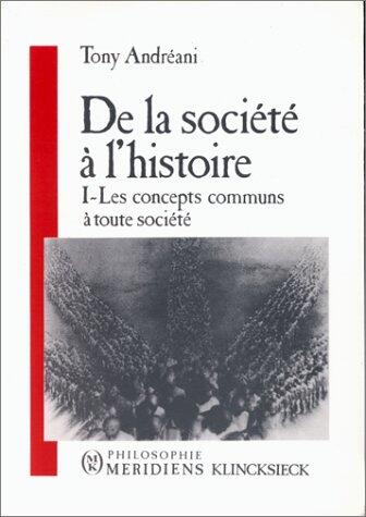 De la Société à l'histoire