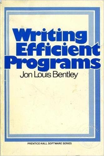 Writing Efficient Programs
