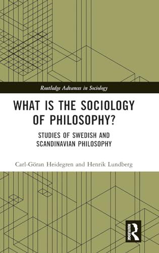What Is the Sociology of Philosophy?