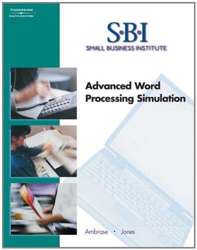 SBI: Advanced Word Processing Simulation