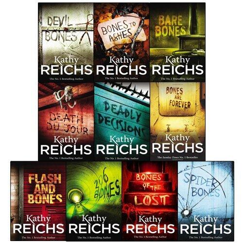 Temperance Brennan 10 Books: (Deadly Decisions / 206 Bones / Devil Bones / Bare Bones / Death Du Jour / Bones of the Lost