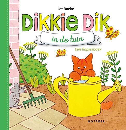 Dikkie Dik in de tuin: Een flapjesboek