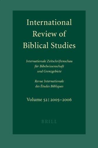 International Review of Biblical Studies, Volume 52