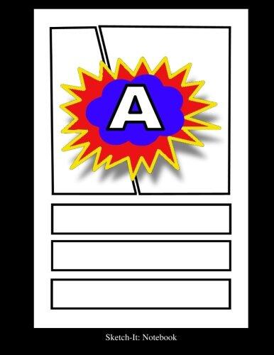 Sketch-It: Notebook: Personalized Initial 'A'
