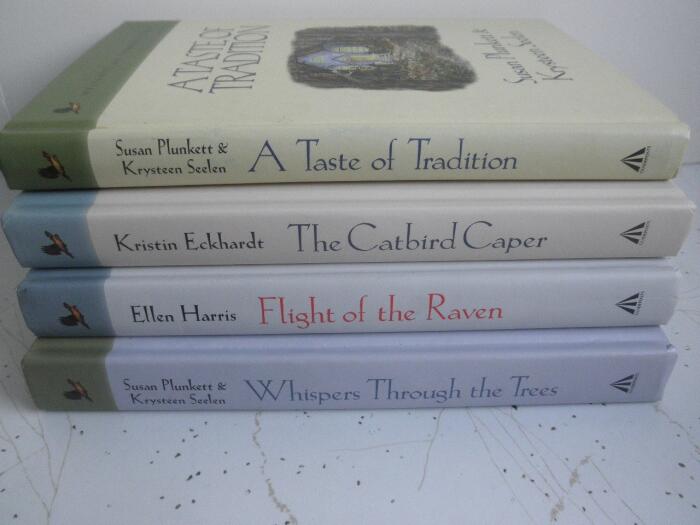 Mysteries of Sparrow Island Guideposts 4 Vol. Set The Catbird Caper, ATaste of Tradition, Flight of the Raven, Whispers Through the Trees 2005-2007