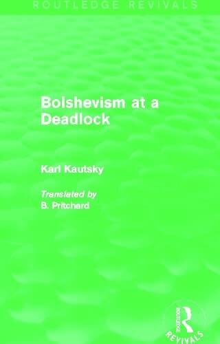 Bolshevism at a Deadlock