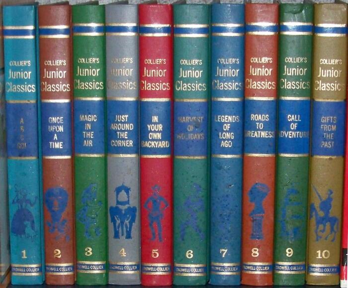 The Young Folks Shelf of Books, Collier's Junior Classics, 10 Volume Set