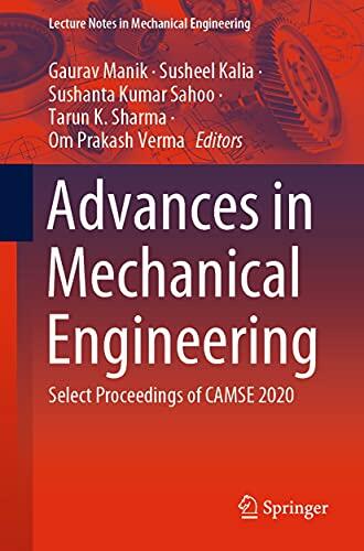 Advances in Mechanical Engineering: Select Proceedings of CAMSE 2020