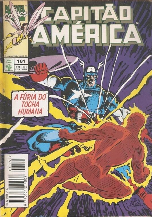 Capitão América n° 181 - A Fúria do Tocha Humana