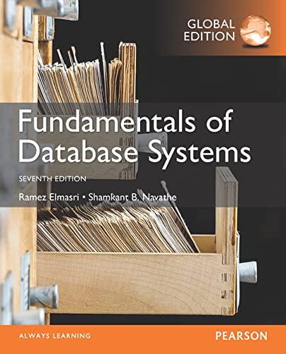 Fundamentals of Database Systems (Global Edition)