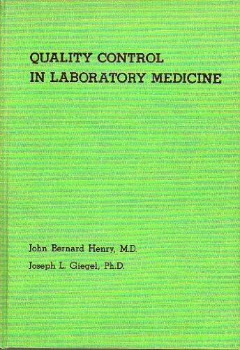 Quality control in laboratory medicine: Transactions of the First InterAmerican Symposium, Key Biscayne, Florida, April 8-9, 1976