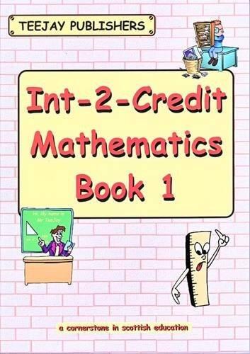 TeeJay Maths: Bk.1: Int-2-Credit Maths