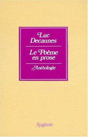 Le poème en prose