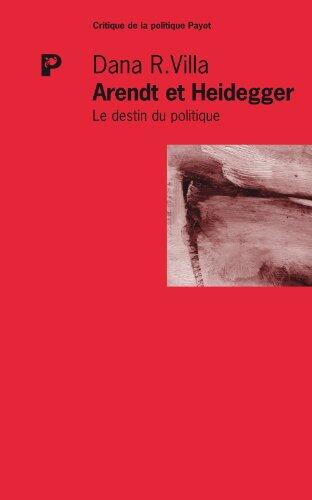 Arendt et heidegger